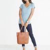 Slub V-Neck - Faded Indigo - Image 5