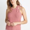 Ginger Sweater Tank in Coral - Image 4