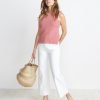 Ginger Sweater Tank in Coral - Image 5