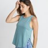 Side Tulip Tank in Surf Green - Image 4