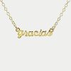 Kris Nations Gracias Script Necklace - Image 2