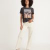 Re-Spun Crop Graphic Tee in Black Palm - Image 5