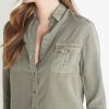 Hadley Button Down in Worn Olive - Image 4
