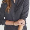 Hadley Button Down in Charcoal - Image 4