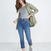 Lila Rib Scoopneck in Heather Grey - Image 5