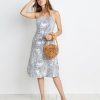 Lily Dress in Geo Palm Print - Image 6