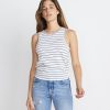 Lori Tie Back Tank in Marlin/White Stripe - Image 4
