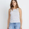 Lori Tie Back Tank in Marlin/White Stripe - Image 2
