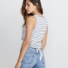 Lori Tie Back Tank in Marlin/White Stripe - Image 3