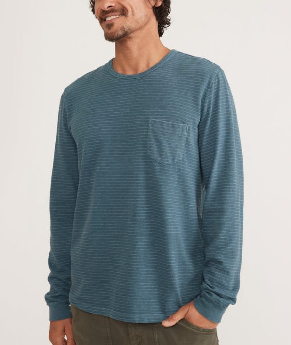 Vintage Heavy Slub Long Sleeve Pocket Tee