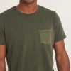Vintage Heavy Slub Pocket Tee in Dark Forest - Image 4