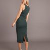 Lexi Rib Daytime Midi Dress in Green Gables - Image 2
