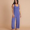 Luxe Rib Jumpsuit in Orient Blue - Image 4
