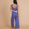 Luxe Rib Jumpsuit in Orient Blue - Image 3