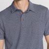 Malcolm Polo in Navy/White Stripe - Image 4