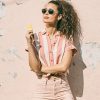 Paige Button Down in Baked Apple Stripe - Image 6