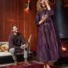 Alice Midi Dress in Lurex Multi Stripe - Image 2