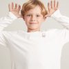 ML x LF Mini Raglan Stripe Tee in Natural Multi Stripe - Image 4