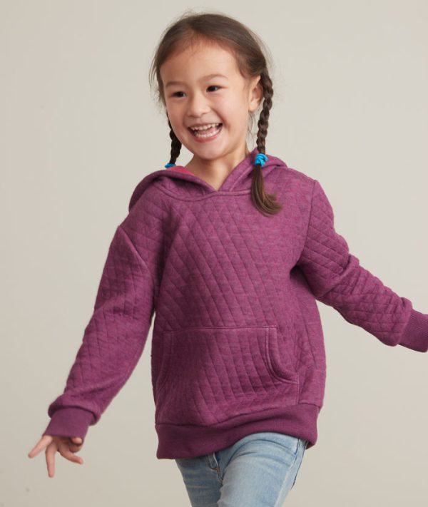 Mini Corbet Hoodie in Plum Heather
