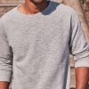 Men's Sherpa Crew Pullover in Heather Grey - Image 2