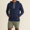Men's Sunset Pullover Hoodie in True Navy - Image 3