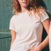 Women's Re-Spun Signature Crew in Natural - Image 2