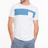 Bold Stripe Crewneck - White and Navy - Image 3