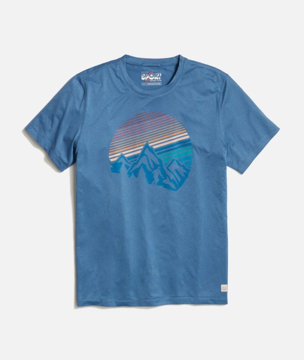 Re-Spun Sport Crew Graphic Tee