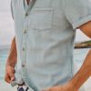 Stretch Selvage Short Sleeve Shirt - Image 2