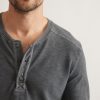 Vintage Heavy Slub Long Sleeve Henley - Image 3