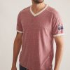 Varsity V Neck Tee - Image 2