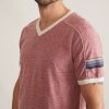 Varsity V Neck Tee - Image 3