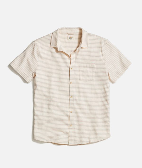 Stretch Selvage Short Sleeve Shirt