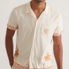 Stretch Selvage Embroidered Resort Shirt - Image 4
