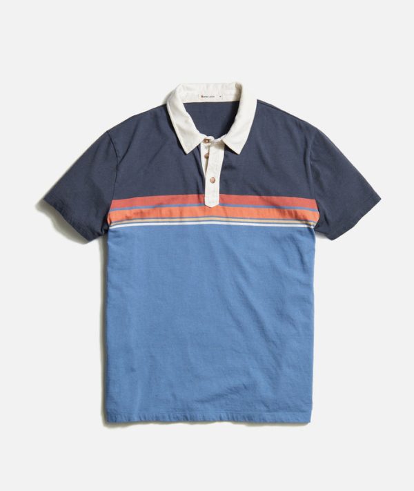 Engineered Stripe Polo