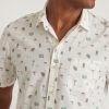 Short Sleeve Cotton Rayon Shirt in ML Print - Image 5