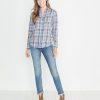 Marigold Plaid Button Down - Image 4