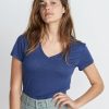 Slub V-Neck in Twilight - Image 4