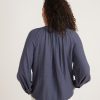 Nixi Collarless Blouse - Image 3
