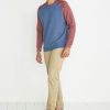 Nolan Crewneck in Deep Denim/Syrah - Image 4