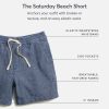 6" Saturday Selvage Beach Short - Image 4