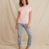 Classic Crew in Papaya Hawaiian Print - Image 4