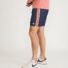 6" Mesh Short in Navy Stripe - Image 4