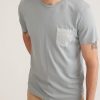 Signature Printed Pocket Tee in Slate - Image 2