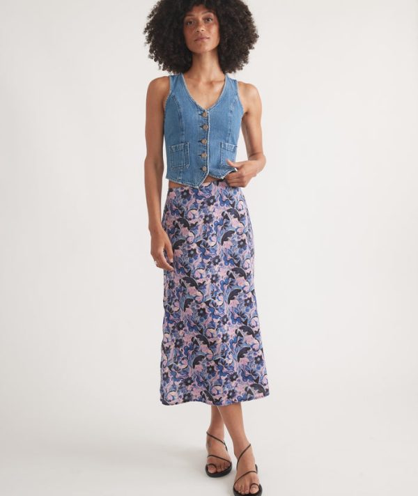 Ryan Slip Midi Skirt