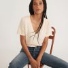 Boyfriend V-Neck Tee - Image 4