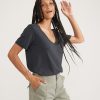 Boyfriend V-Neck Tee - Image 4