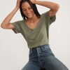 Boyfriend V-Neck Tee - Image 2