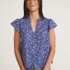EsmâˆšÂ© Flutter Sleeve Top - Image 3