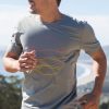 Rise Shortsleeve Crewneck - Heather Grey Sun Graphic - Image 4